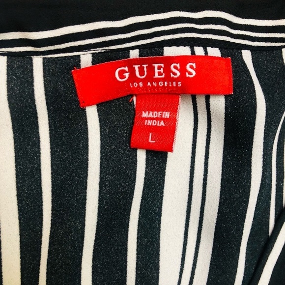 Guess Wrap-around Tie Front Top - Picture 2 of 13